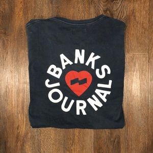 BANKS JOURNAL TEE in WASHED BLUE